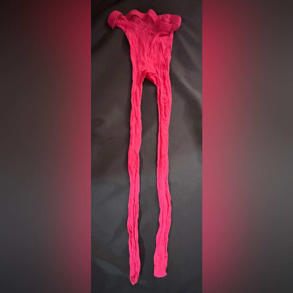 Riff Raff Fishnets - Pomegranate - Picture 7 of 9